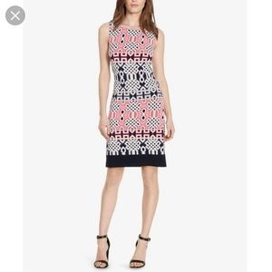Geometric Print Dress Wear to Work